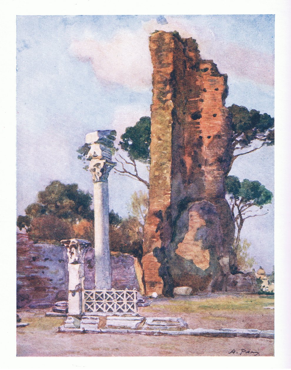 Flavian Basilica of the Palentine by Alberto Pisa