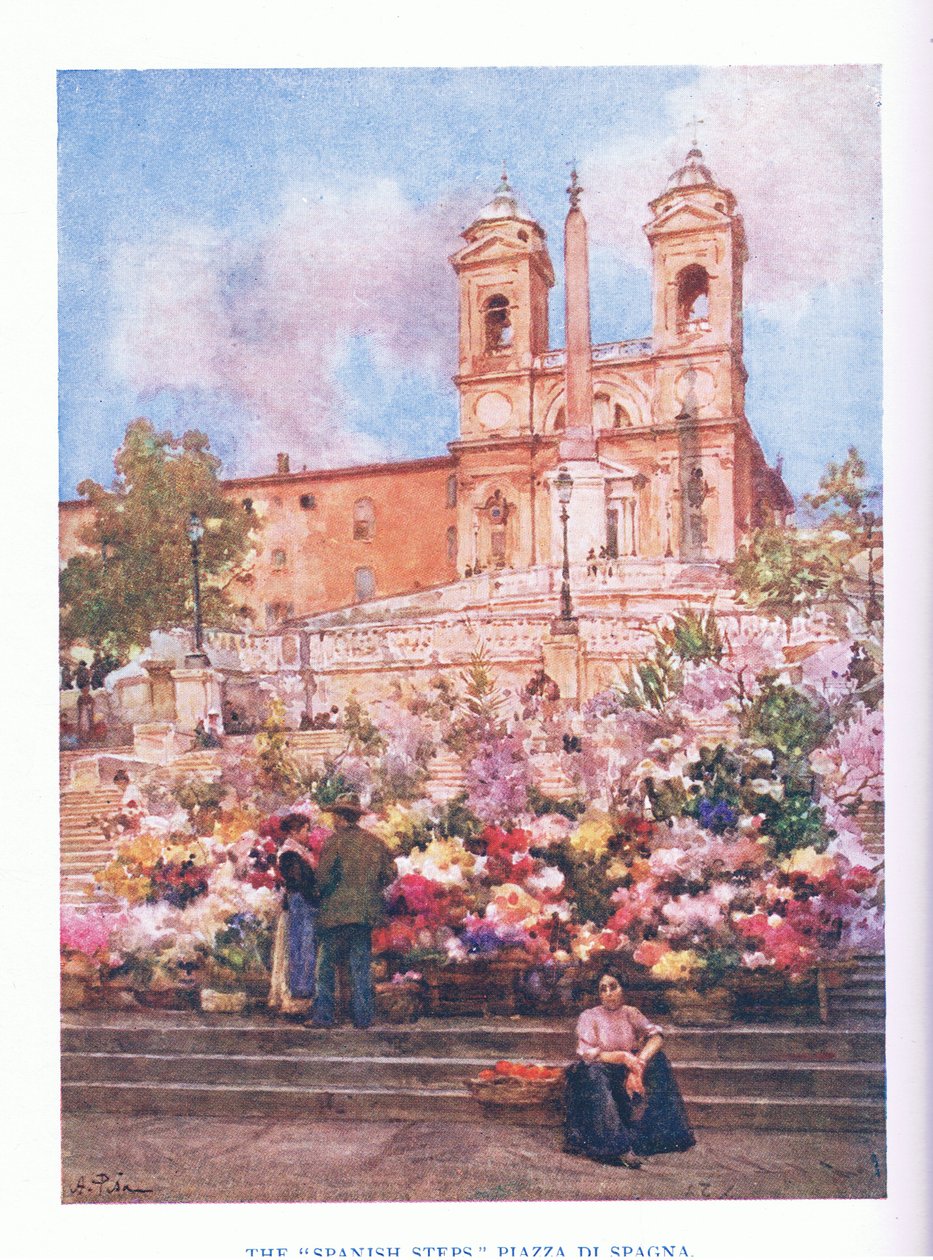 The Spanish Steps, Piazza Di Spagna by Alberto Pisa