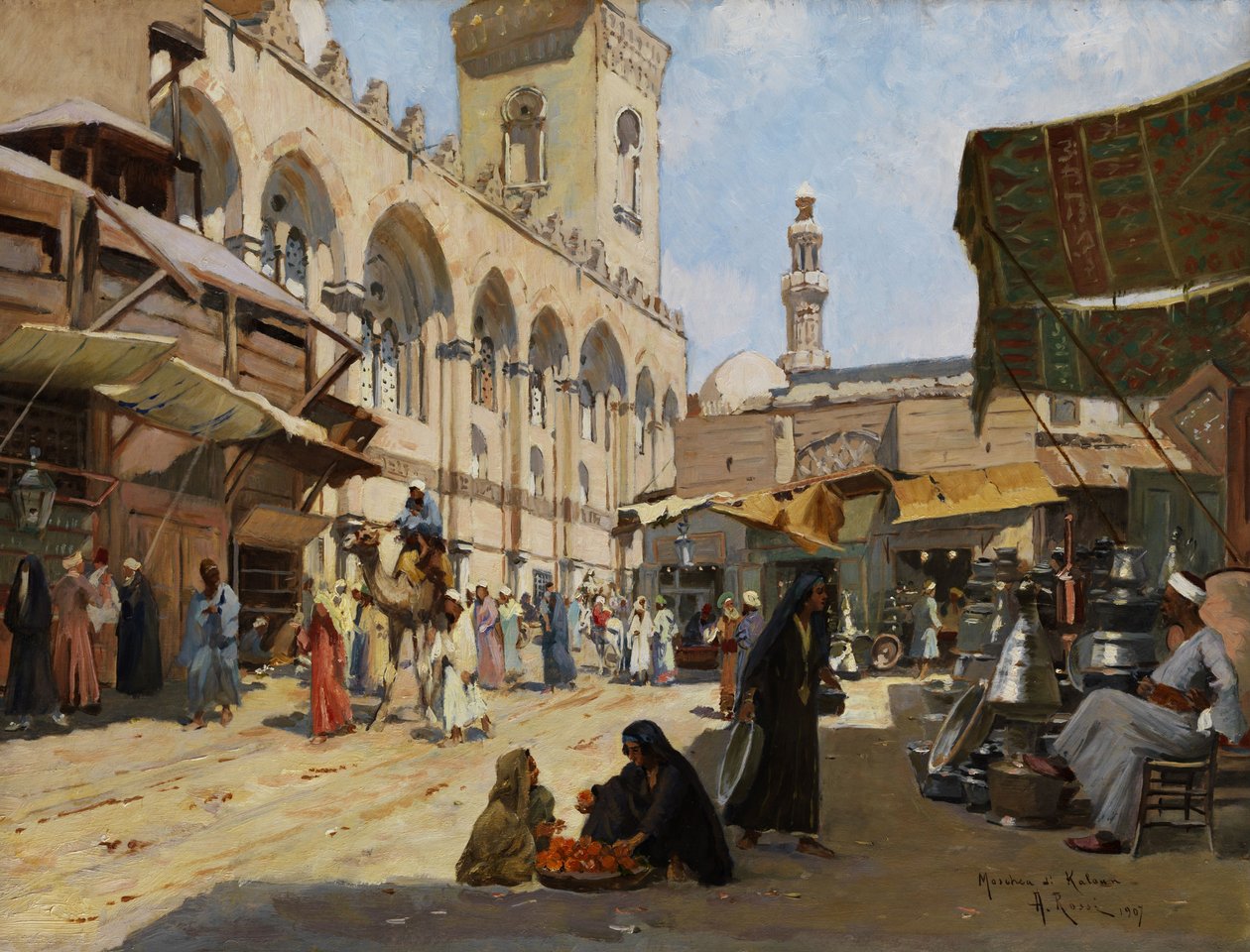 Arab Market in Kaloun by Alberto Rossi