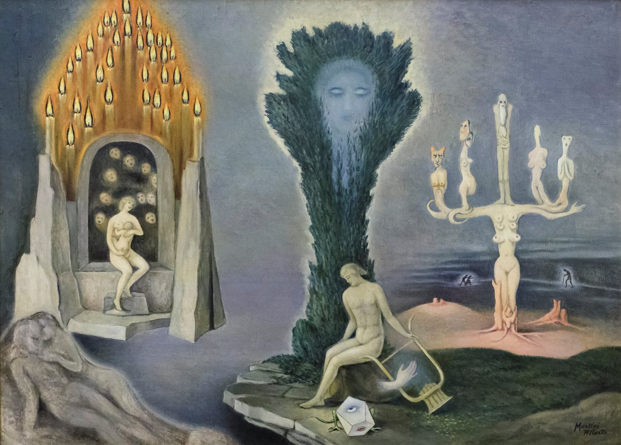 The Three Altars by Alberto Martini