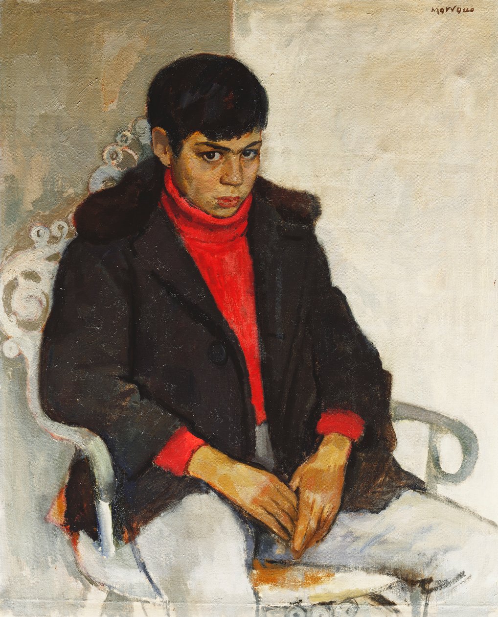 Portrait of Laurie Morrocco by Alberto Morrocco