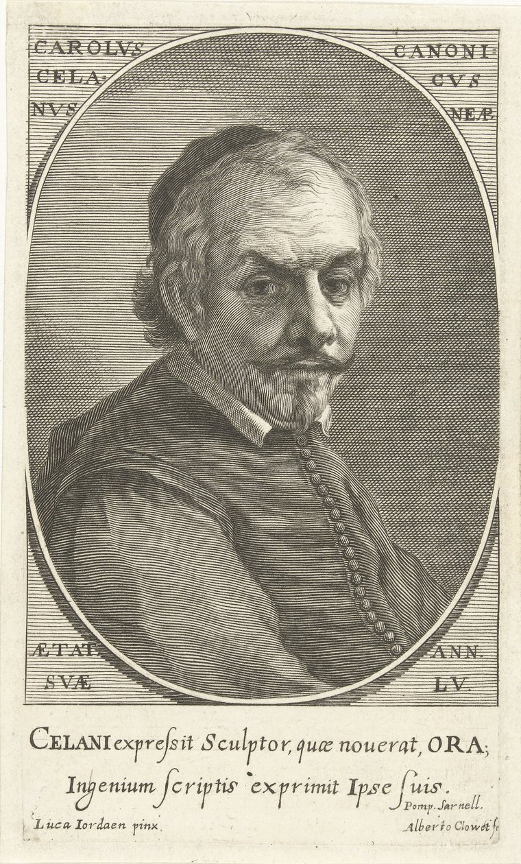 Portrait of Carolus Celanus by Albertus Clouwet