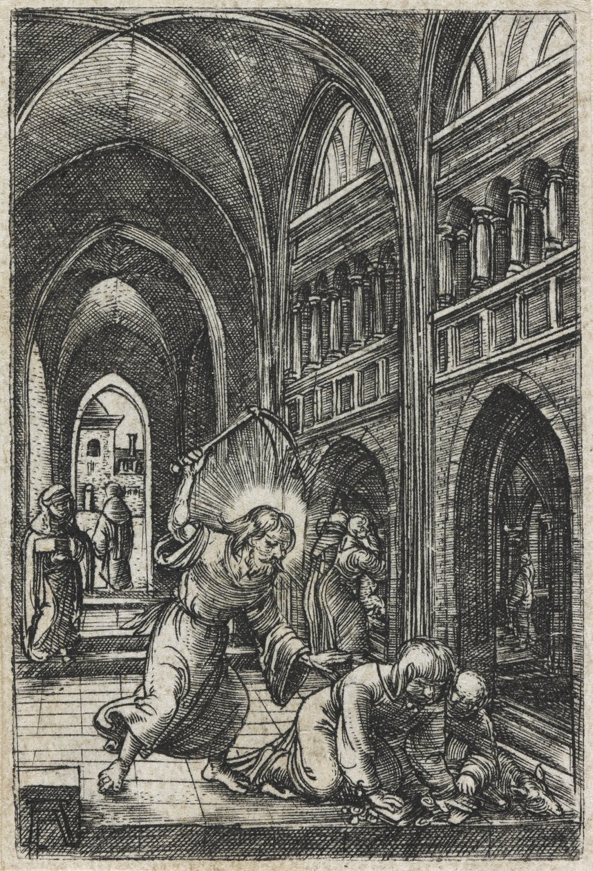 Christ Expelling the Moneychangers from the Temple by Albrecht Altdorfer