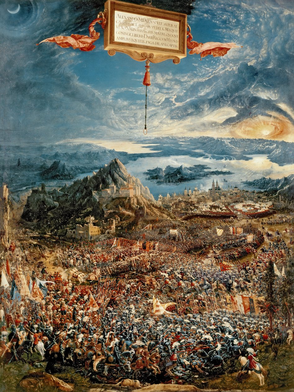 The Battle of Issus, or The Victory of Alexander the Great by Albrecht Altdorfer