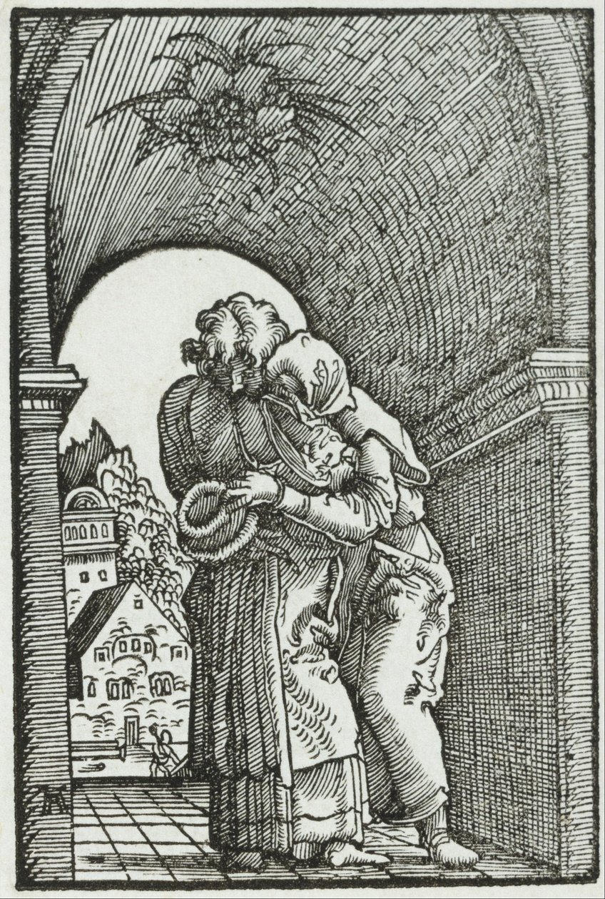 The Meeting of Joachim and Anne by Albrecht Altdorfer