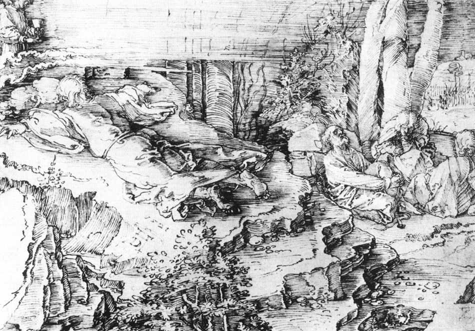 Christ on the Mount of Olives by Albrecht Dürer