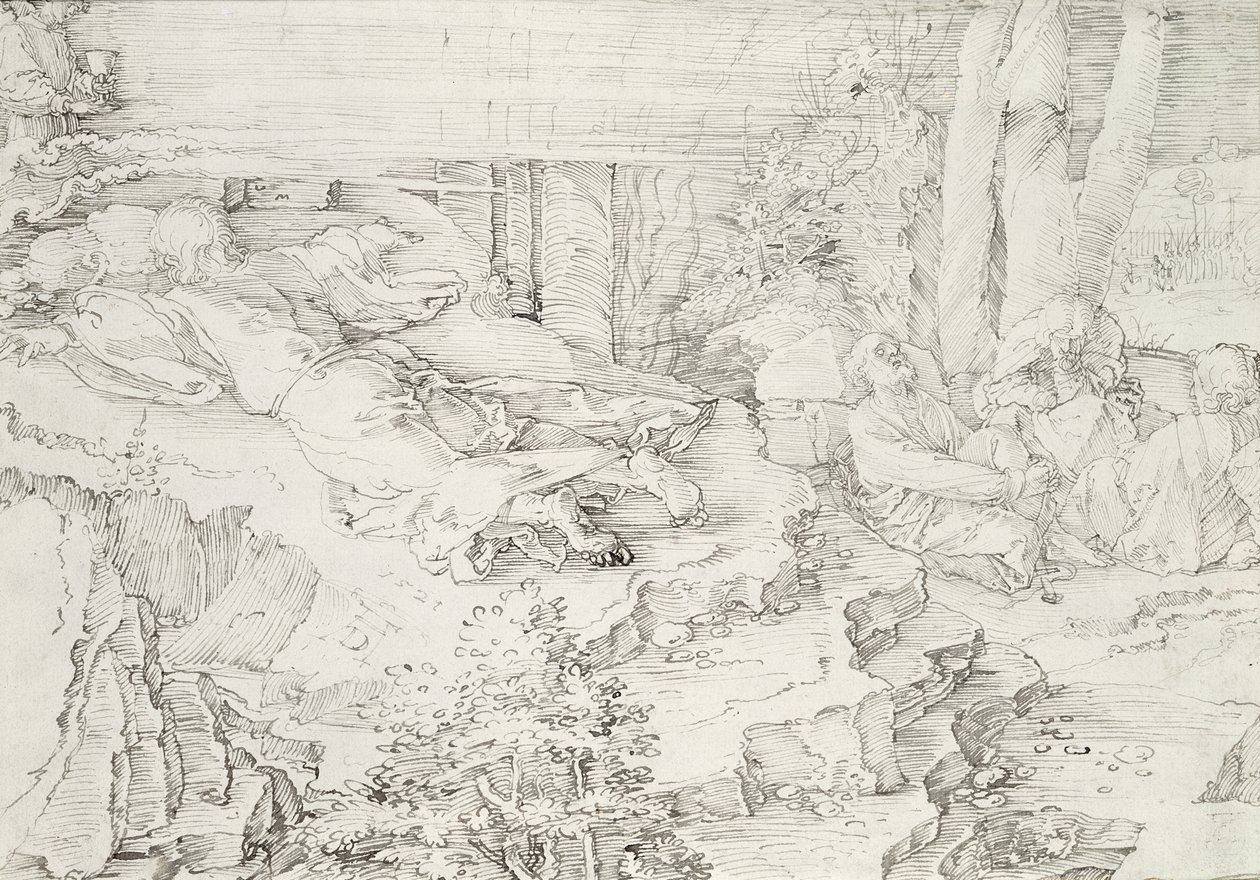 Christ on the Mount of Olives by Albrecht Dürer