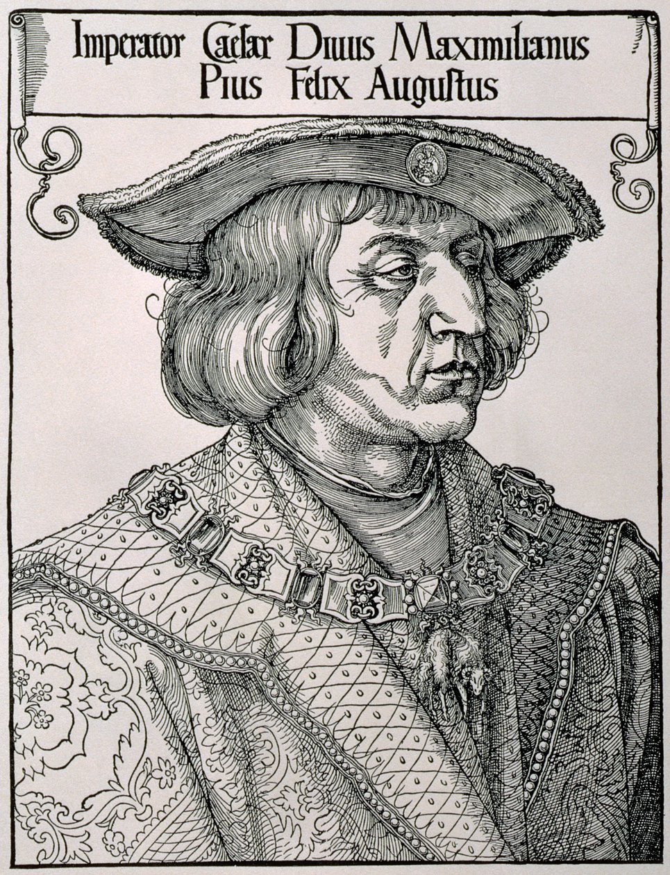 Emperor Maximilian I of Germany (1459-1519) by Albrecht Dürer
