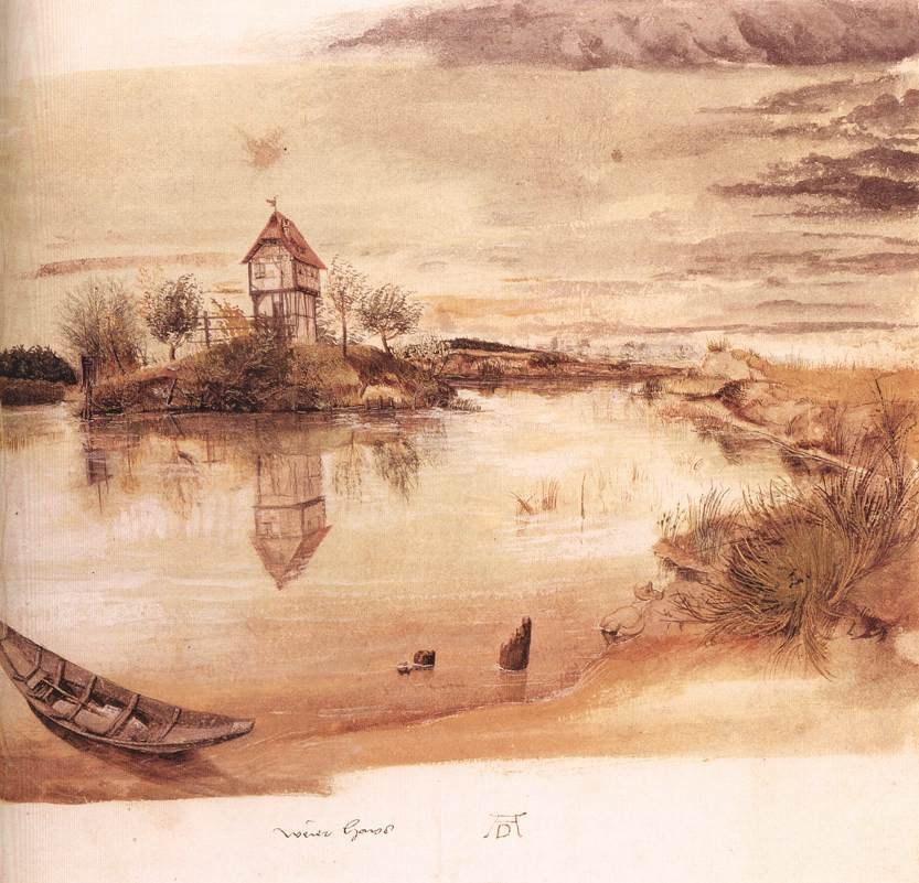 House by a Pond by Albrecht Dürer