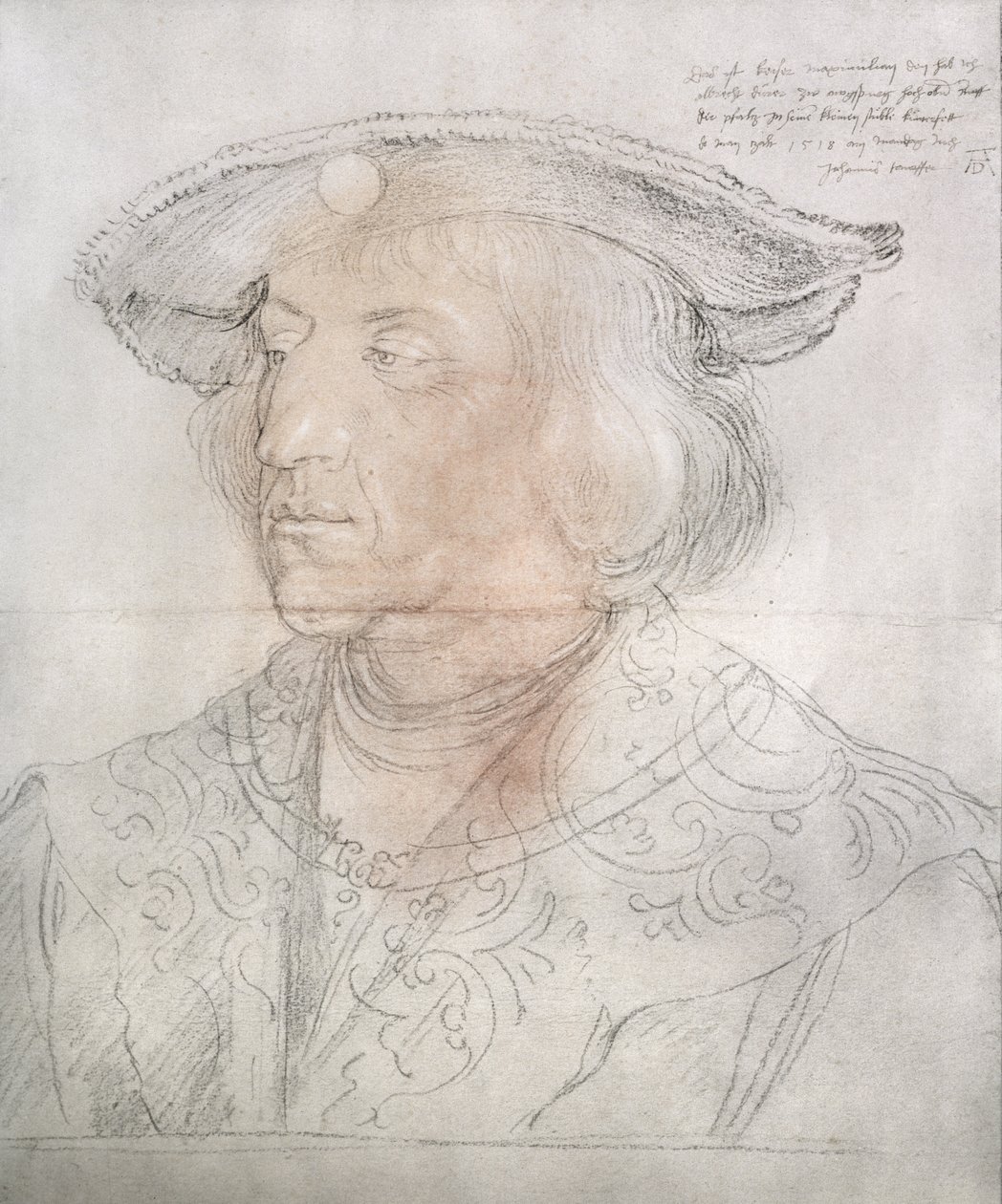 Maximilian I, Emperor of Germany (1459-1519) by Albrecht Dürer