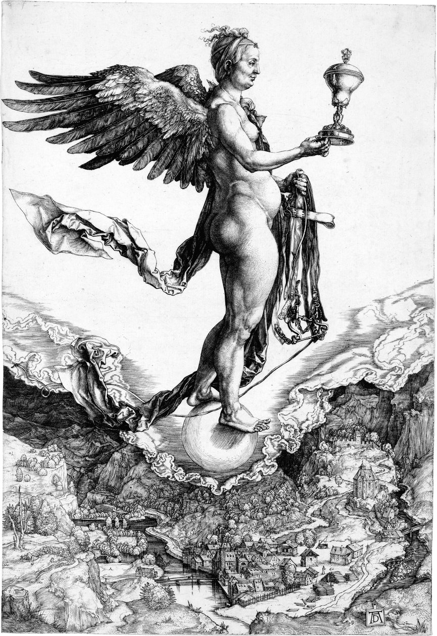 Nemesis or Good Fortune by Albrecht Dürer