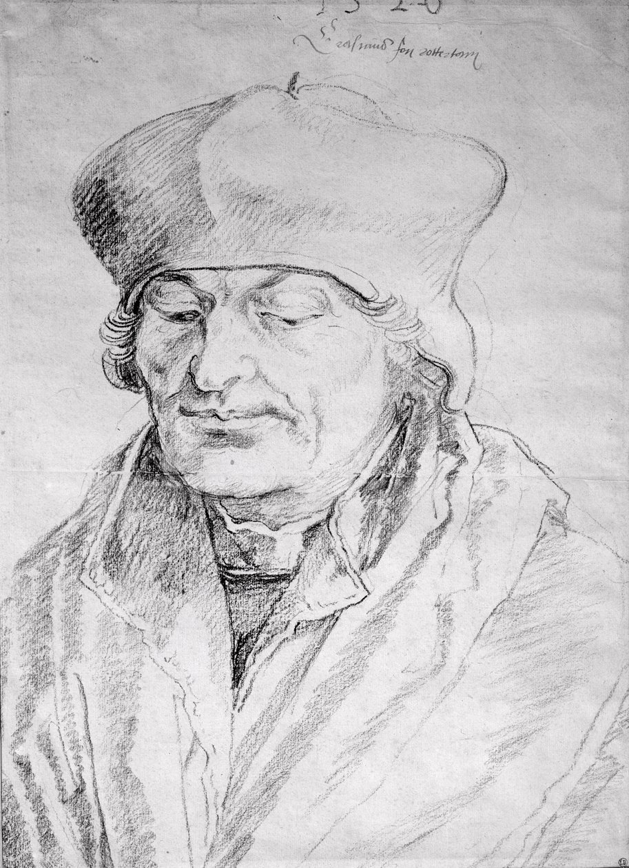 Portrait of Desiderius Erasmus, 1520 by Albrecht Dürer