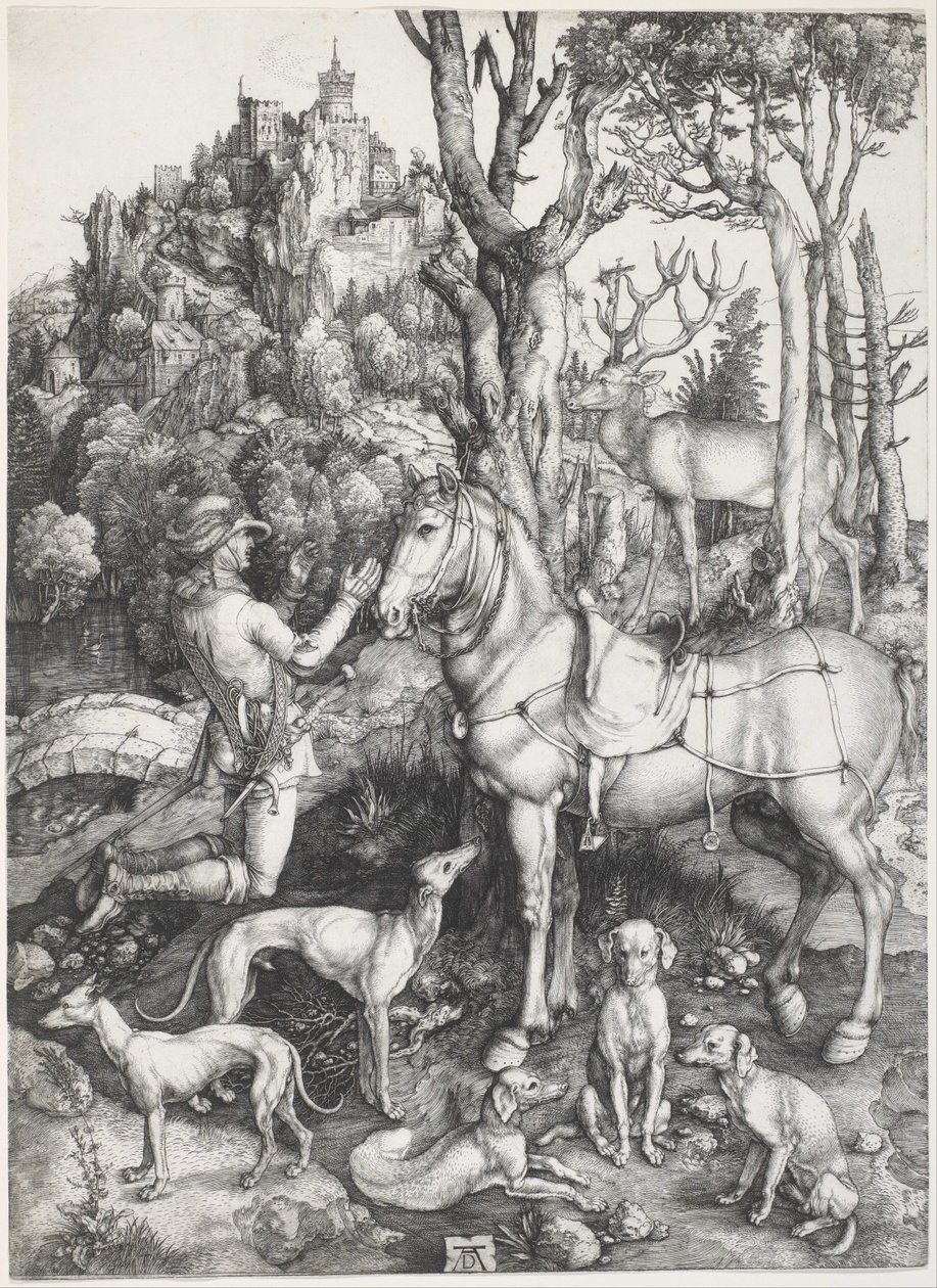Saint Eustace by Albrecht Dürer