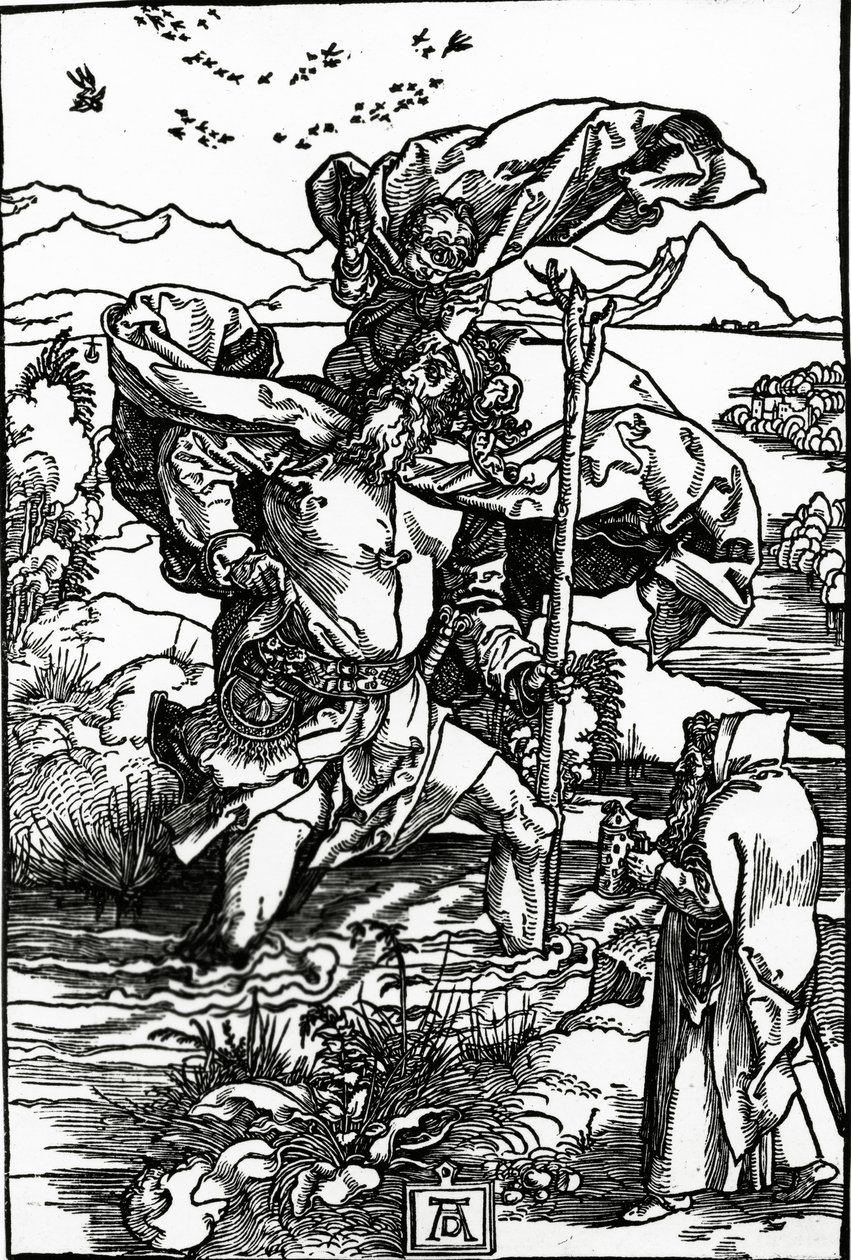 St. Christopher with the Flight of Birds by Albrecht Dürer