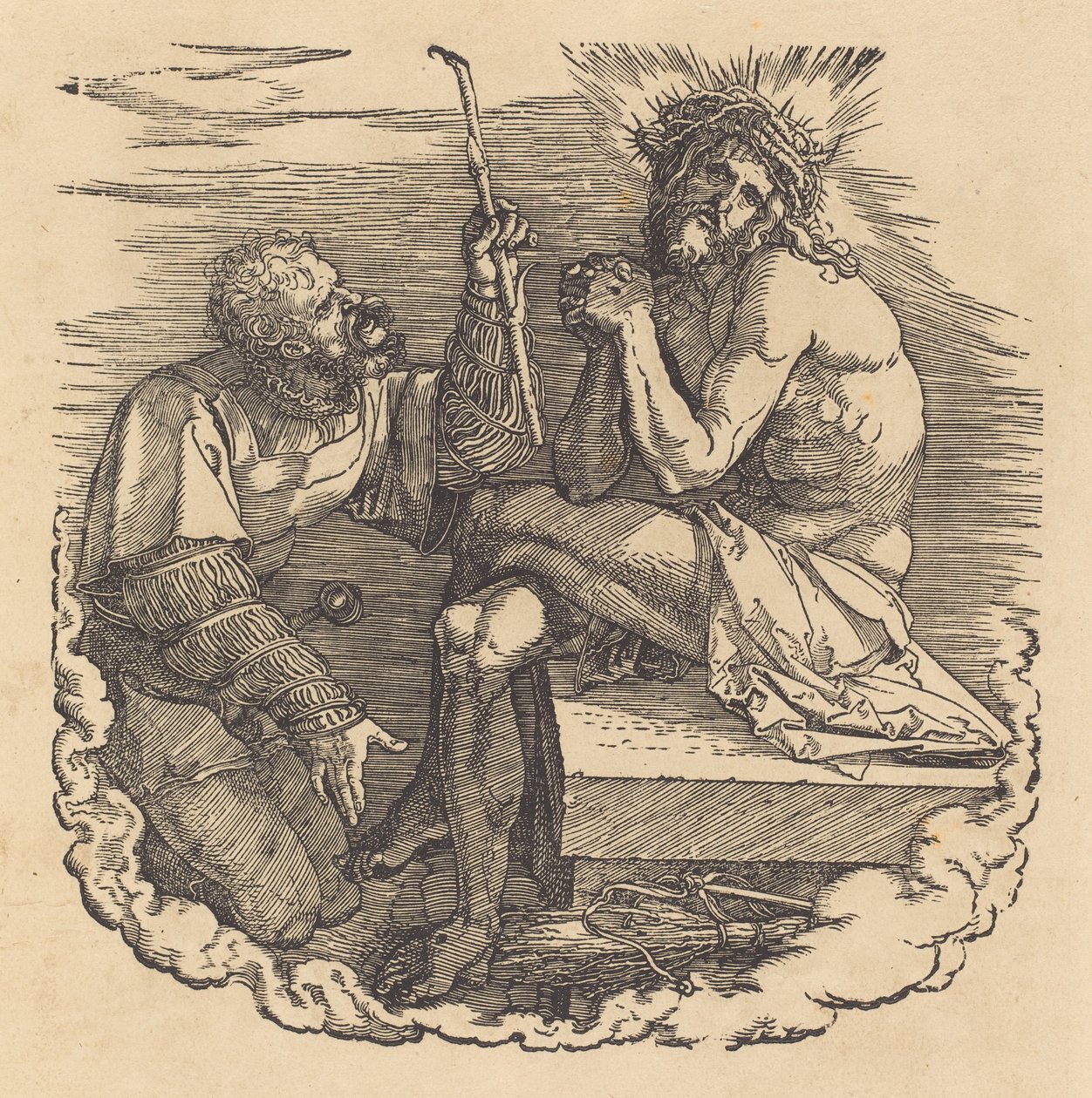 The Man of Sorrows Mocked by a Soldier by Albrecht Dürer