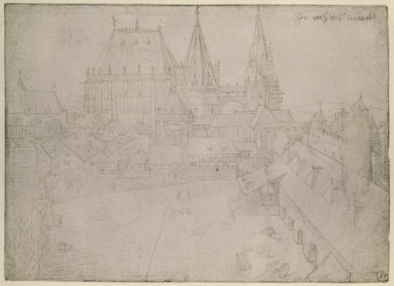 The Minster at Aachen by Albrecht Dürer