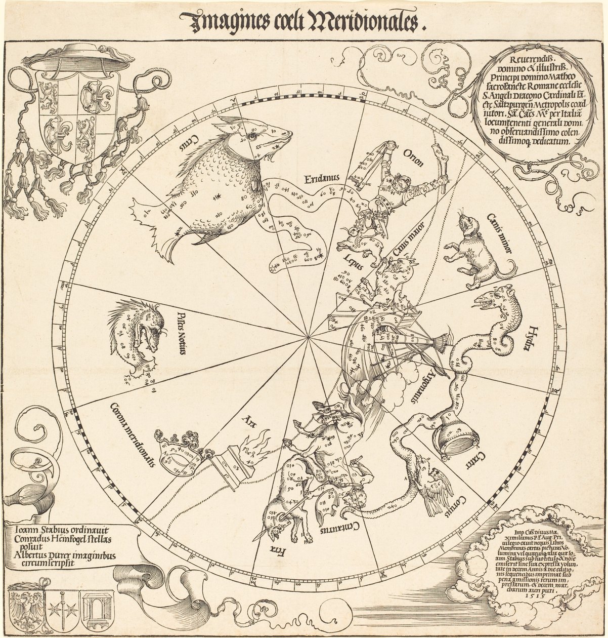 The Southern Celestial Hemisphere by Albrecht Dürer