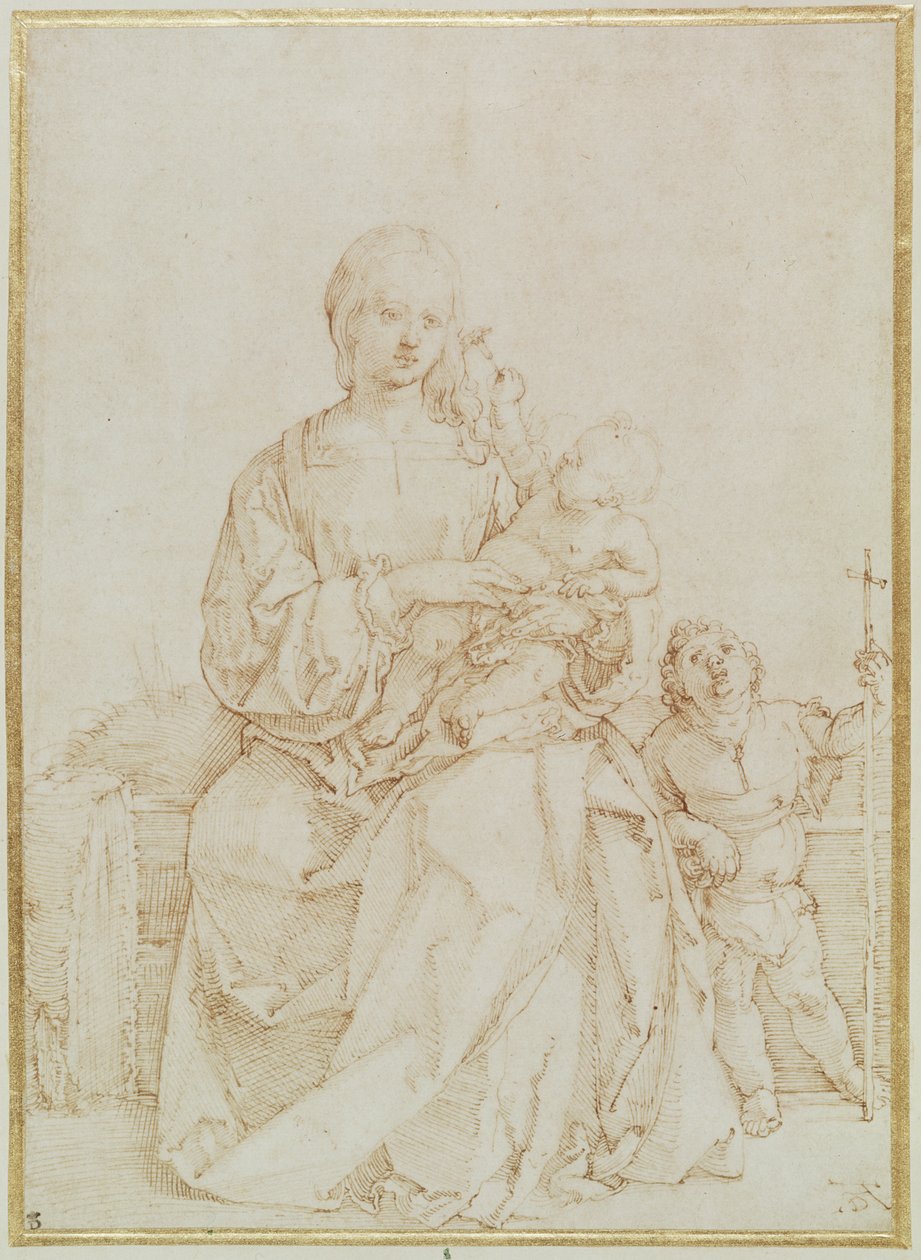 Virgin and Child with infant St John by Albrecht Dürer