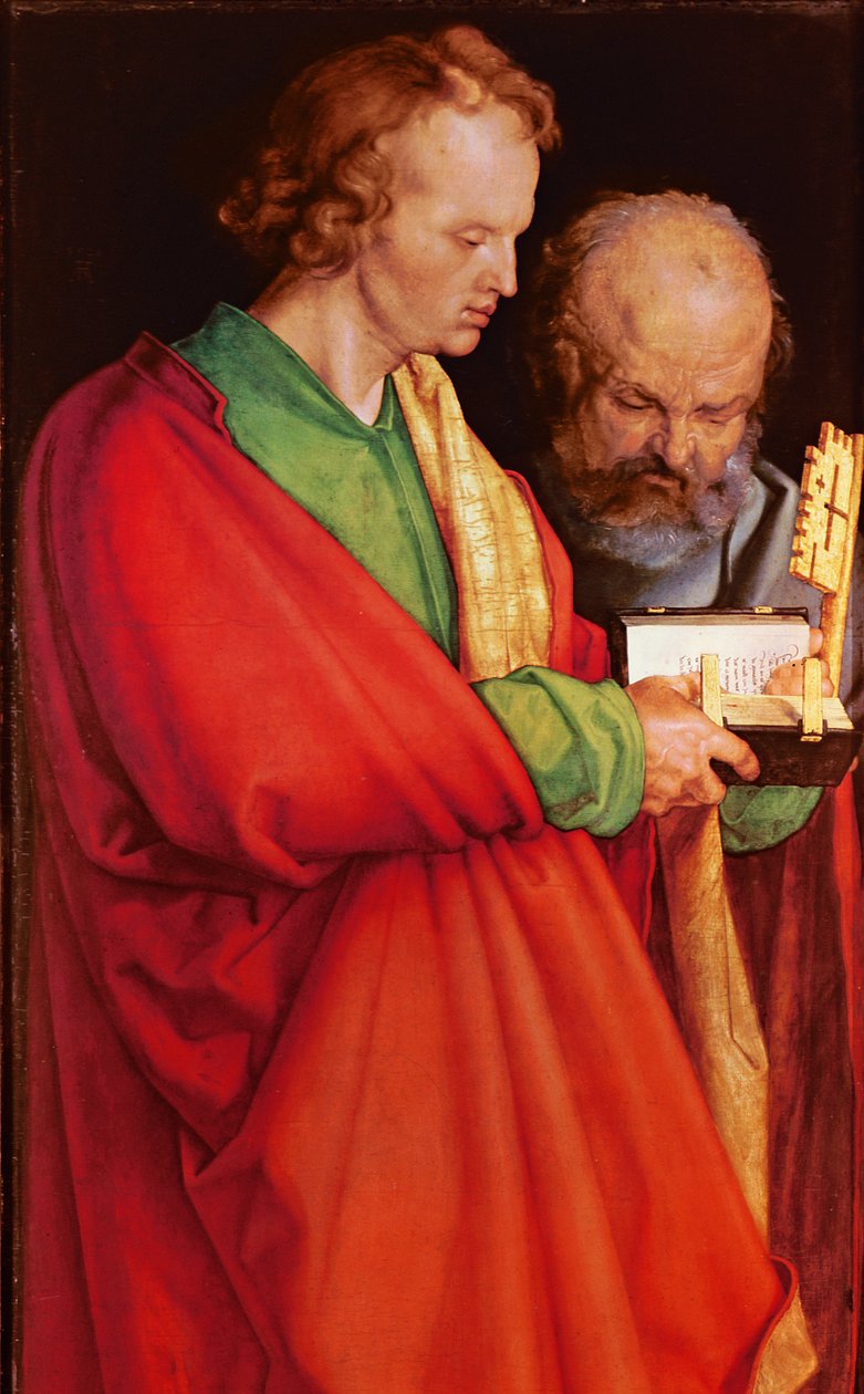 St. John with St. Peter, 1526 (detail) by Albrecht Dürer