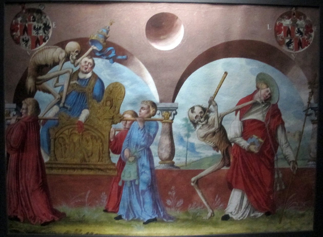 Copy of the Lost Danse Macabre by M. Manuel of the Dominican Cemetery of Bern (1512-20) by Albrecht Kauw