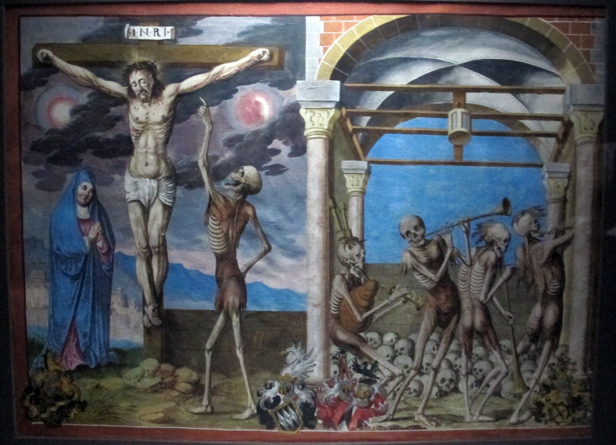 Copy of the Lost Danse Macabre by M. Manuel of the Dominican Cemetery of Bern (1512-20) by Albrecht Kauw