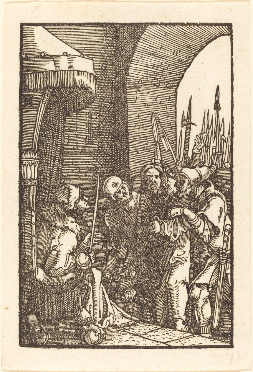 Christ before Caiaphas by Albrecht Altdorfer