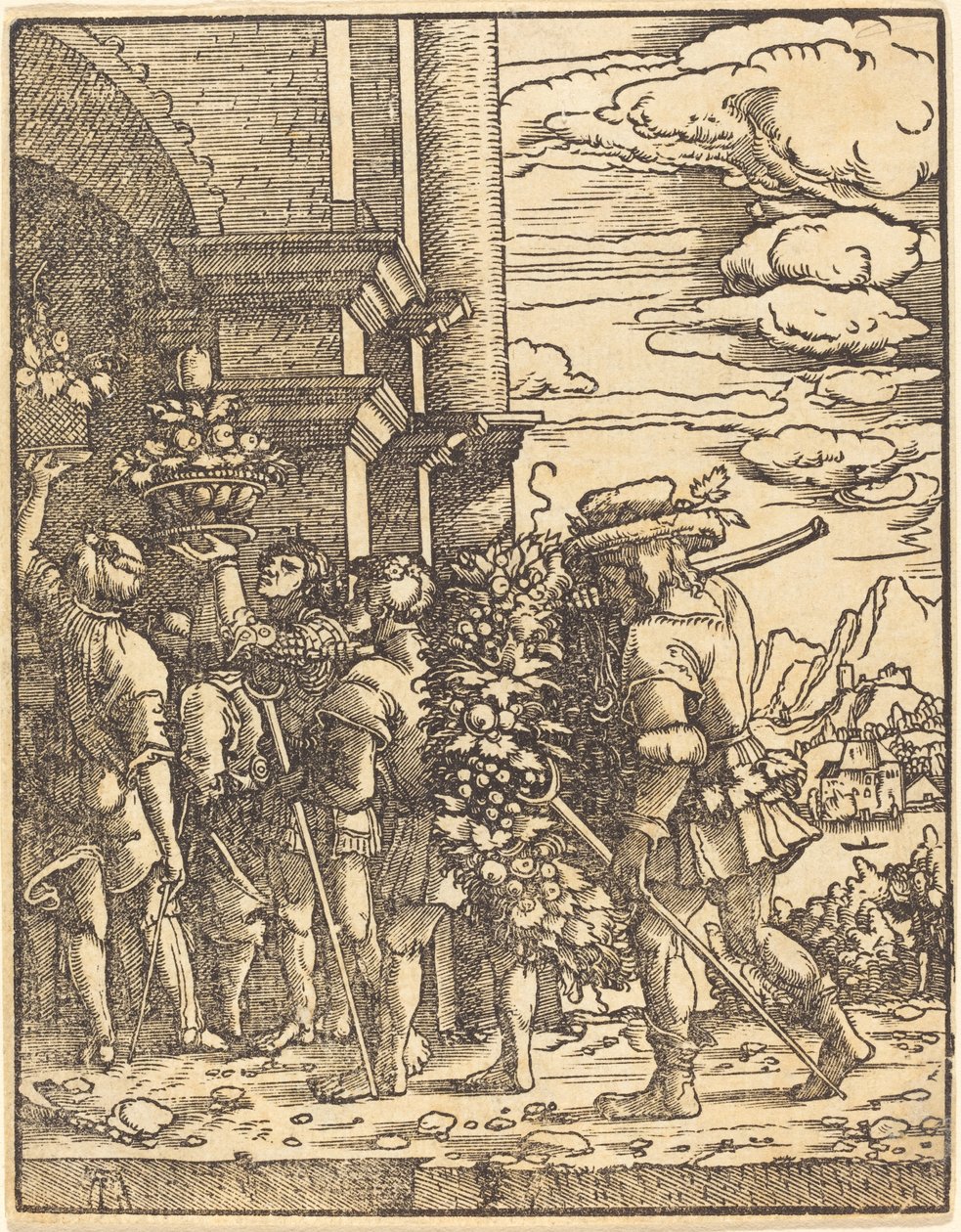 Joshua and Caleb by Albrecht Altdorfer