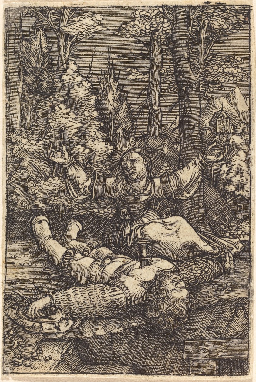 Pyramus and Thisbe by Albrecht Altdorfer