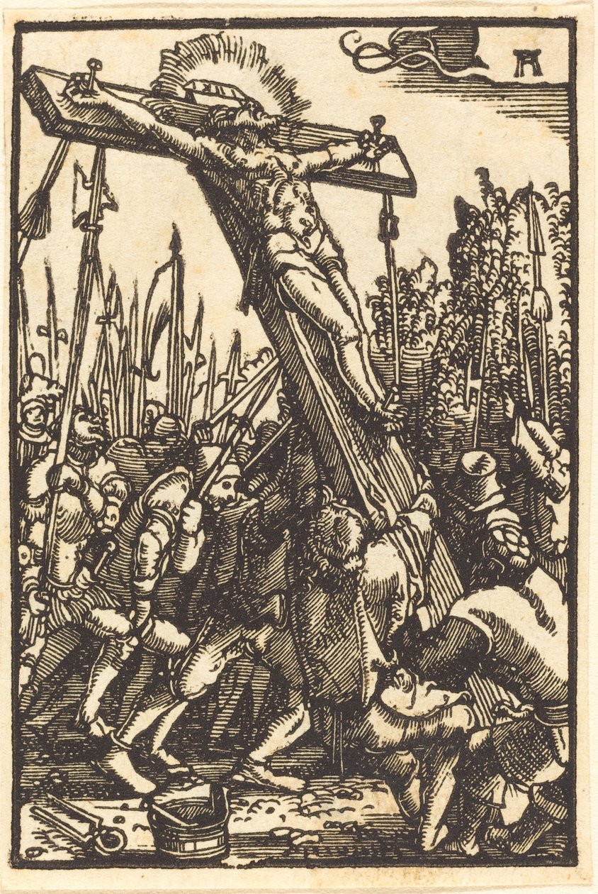 Raising of the Cross by Albrecht Altdorfer