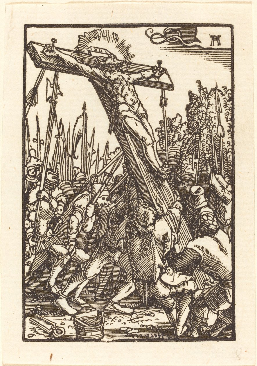 Raising of the Cross by Albrecht Altdorfer