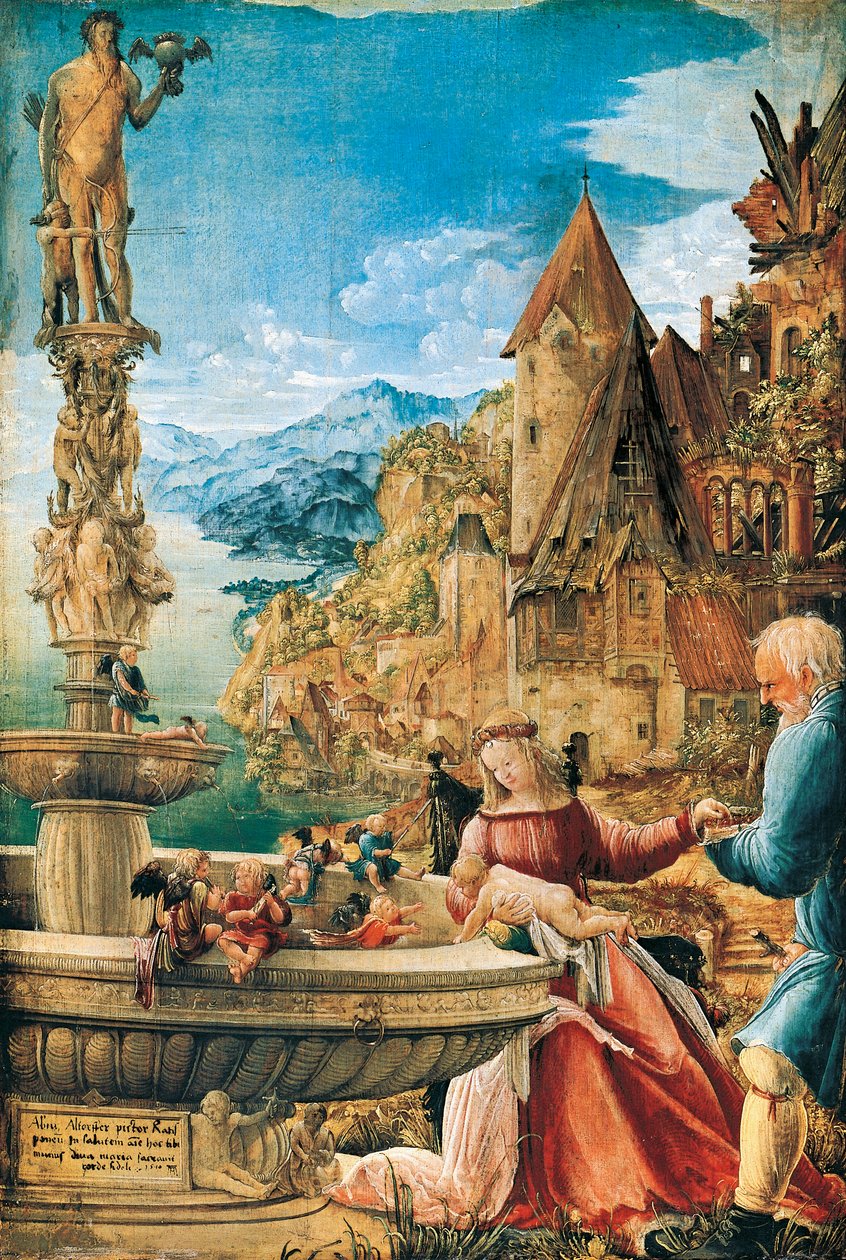 Rest on the Flight into Egypt by Albrecht Altdorfer