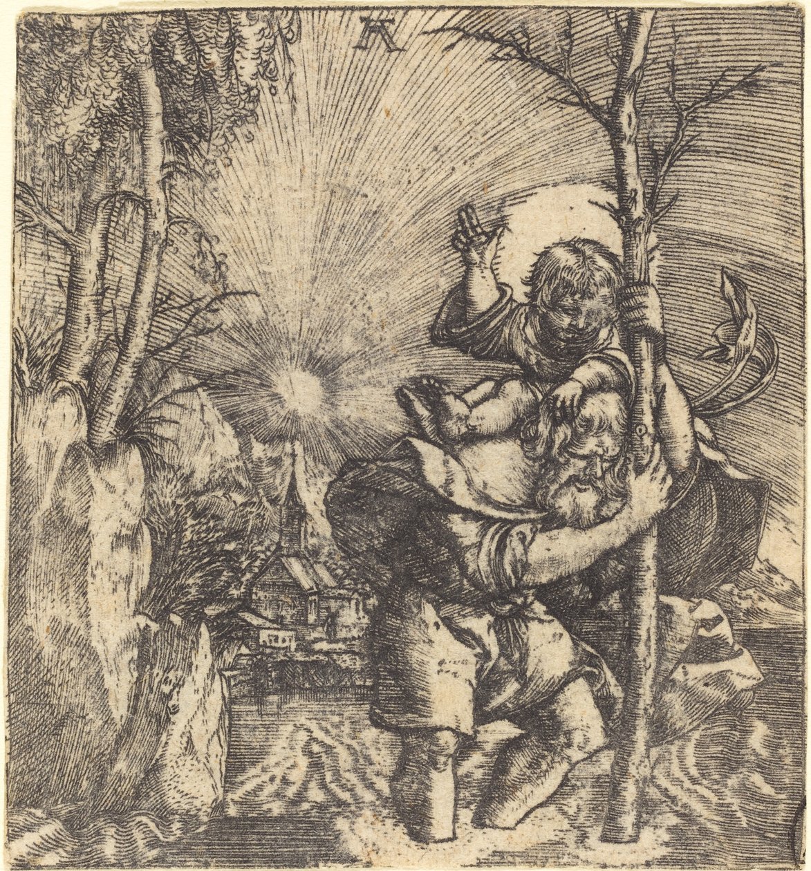 Saint Christopher by Albrecht Altdorfer