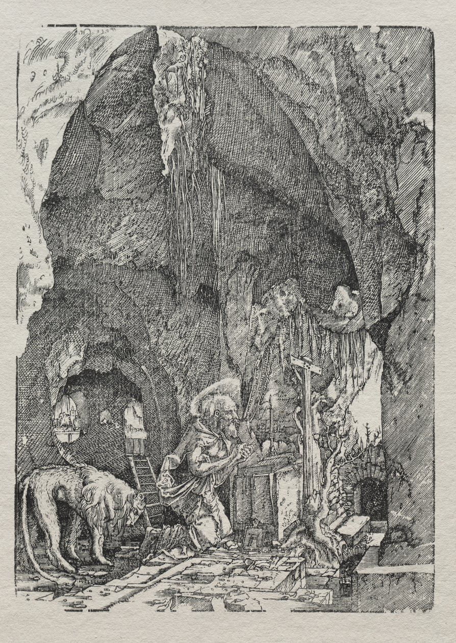 St. Jerome in the Cave by Albrecht Altdorfer