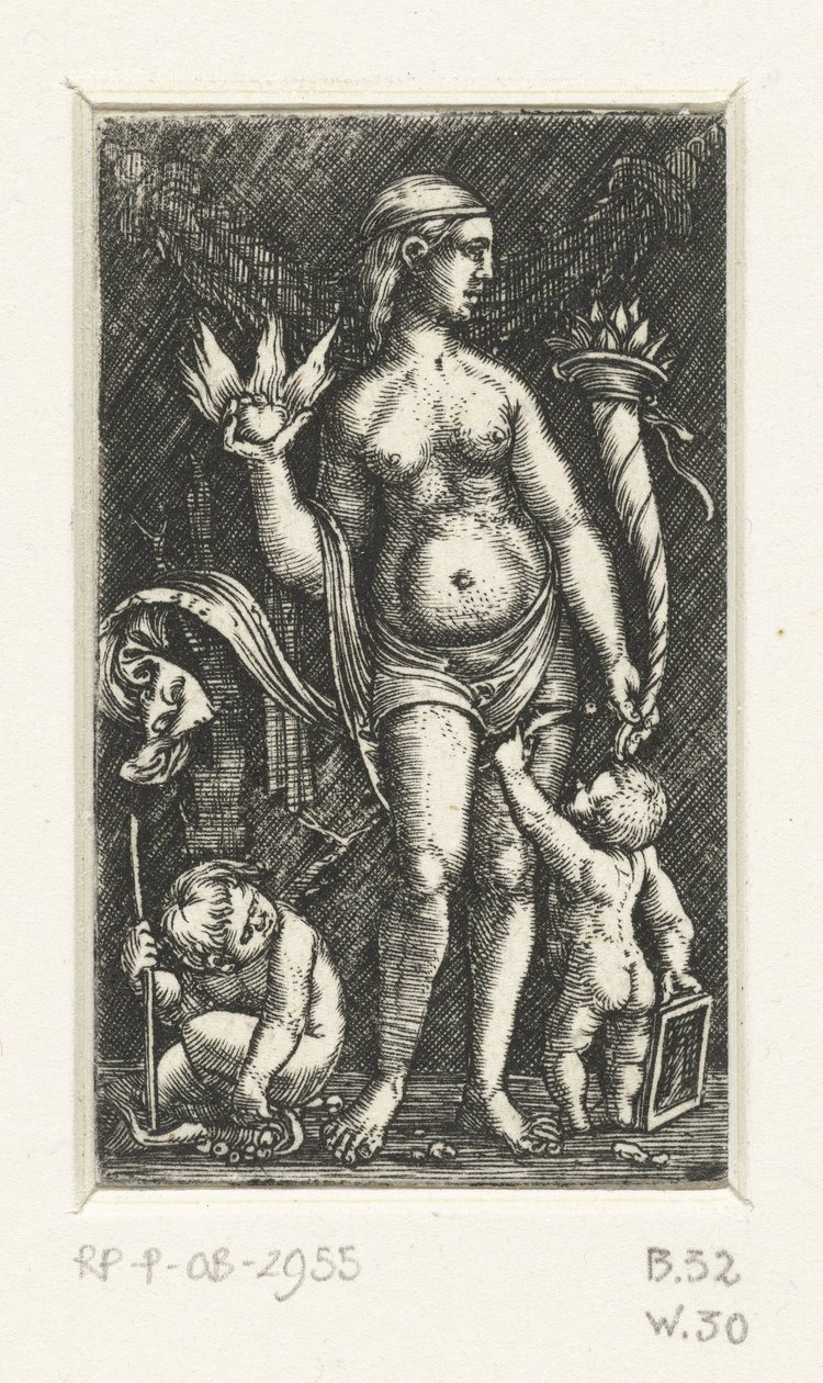 Venus with Two Putti by Albrecht Altdorfer