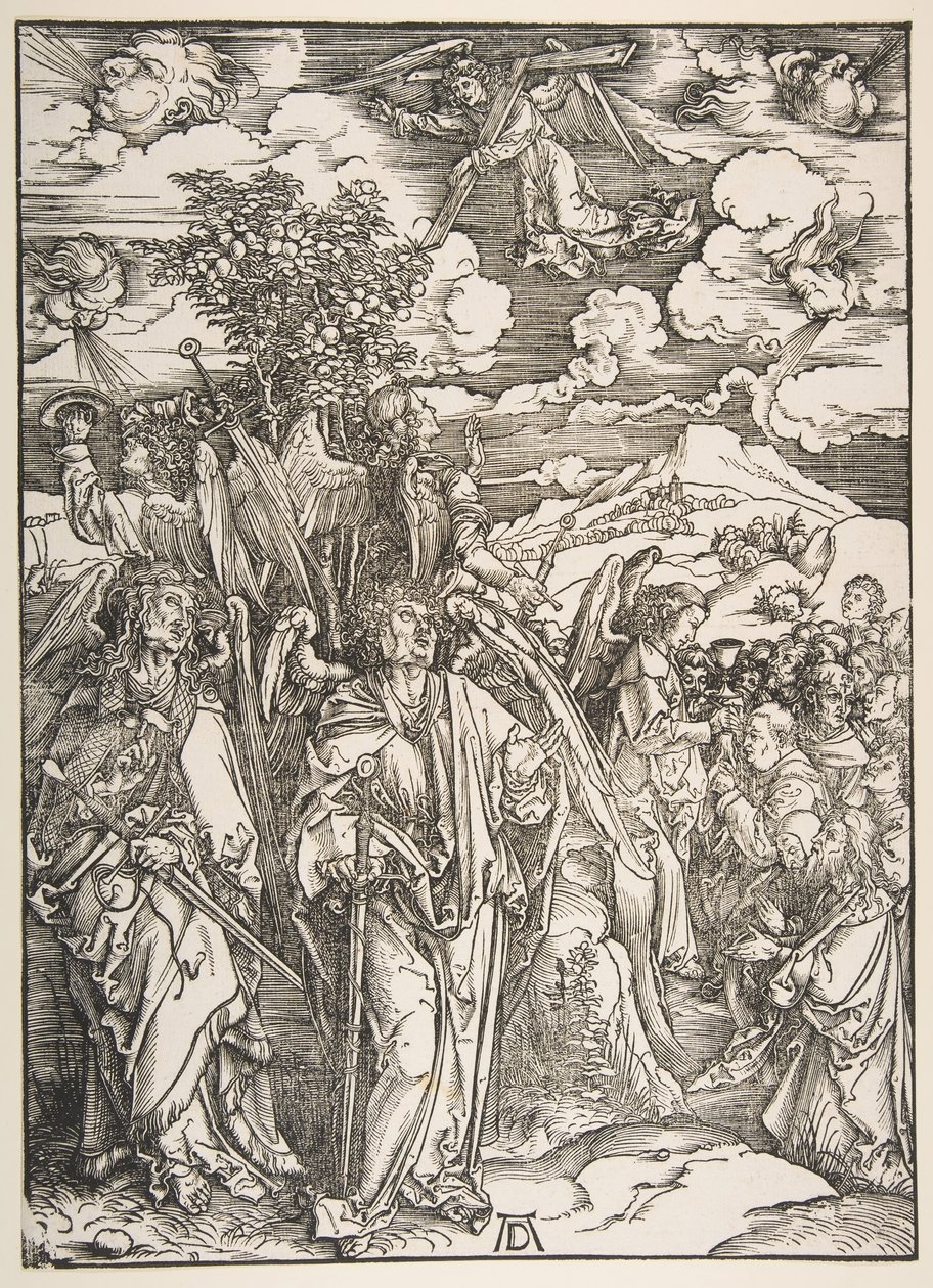 Angels Restraining the Four Winds by Albrecht Dürer