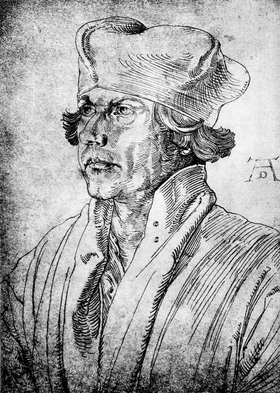 Cardinal Lang von Wellenburg by Albrecht Dürer