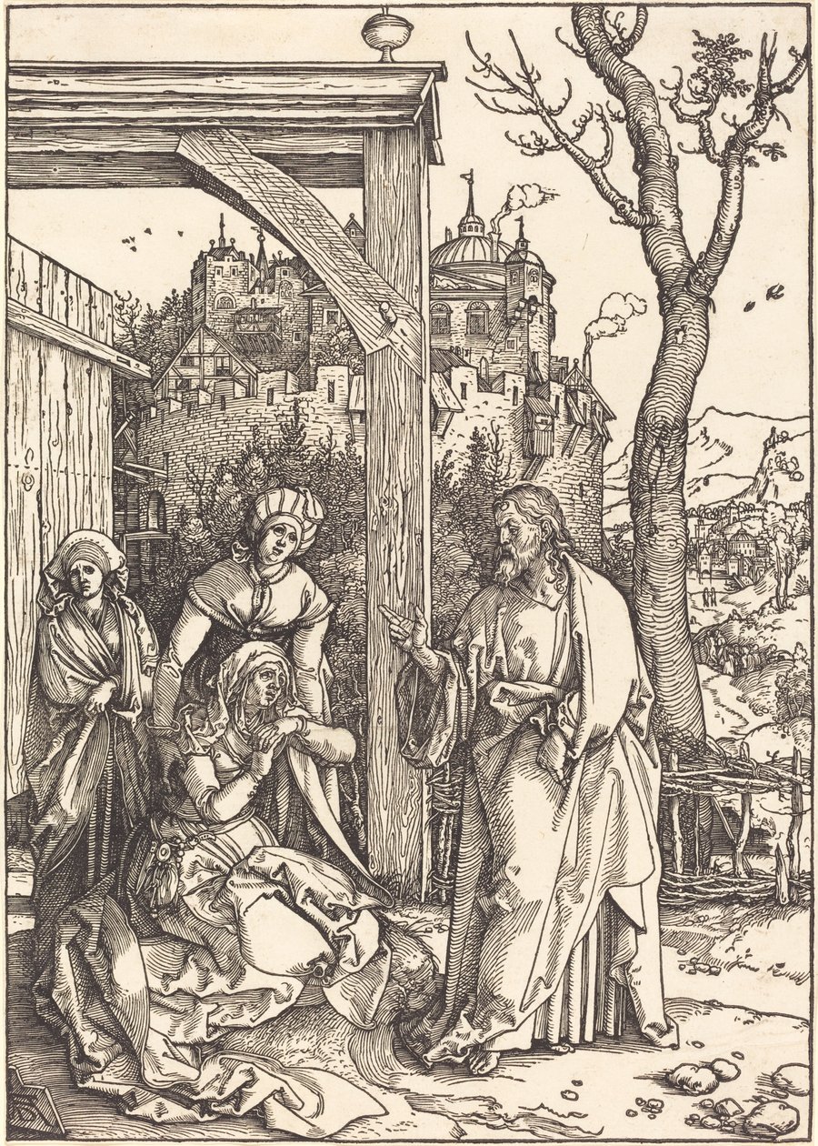 Christ Taking Leave from His Mother by Albrecht Dürer