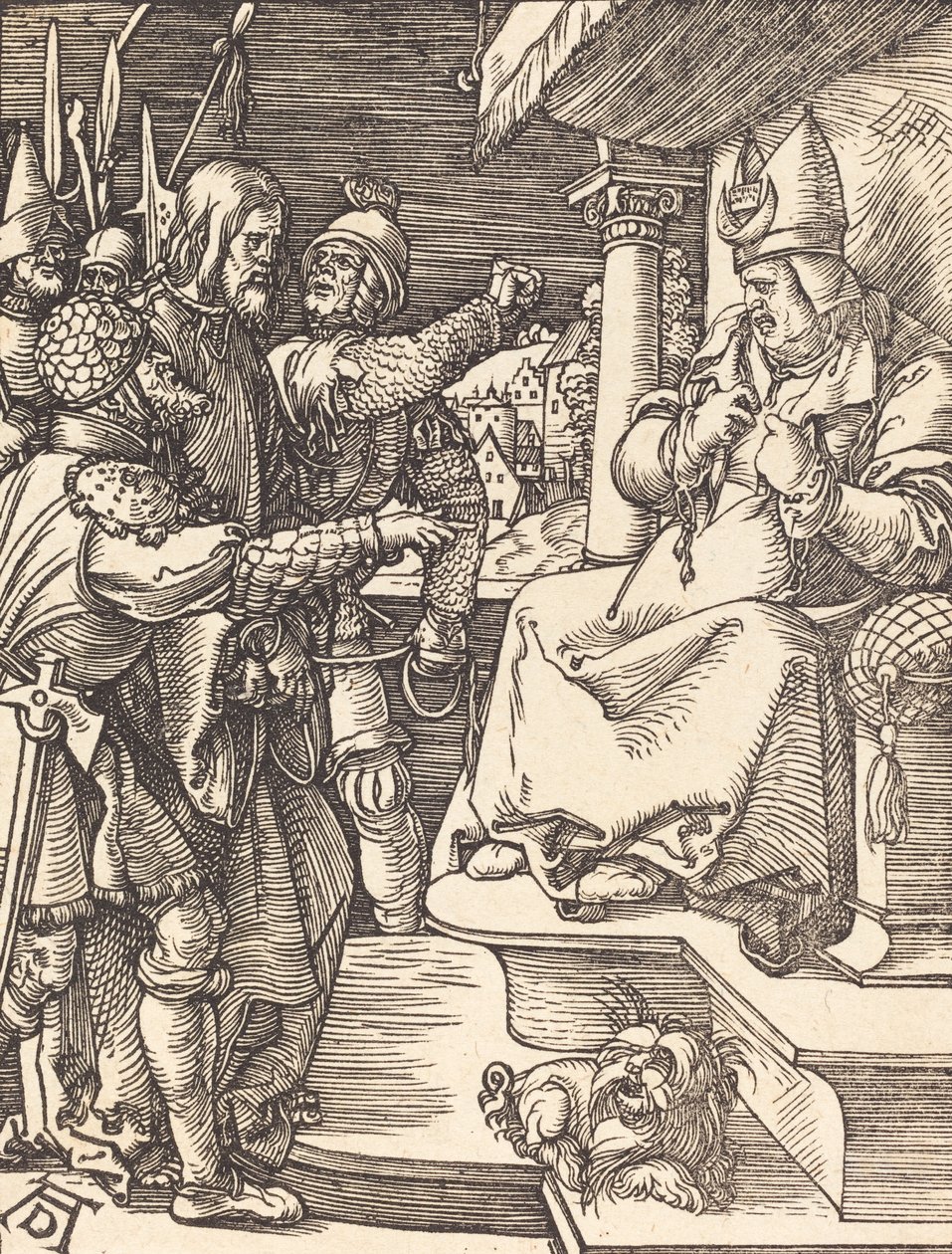 Christ before Caiaphas by Albrecht Dürer