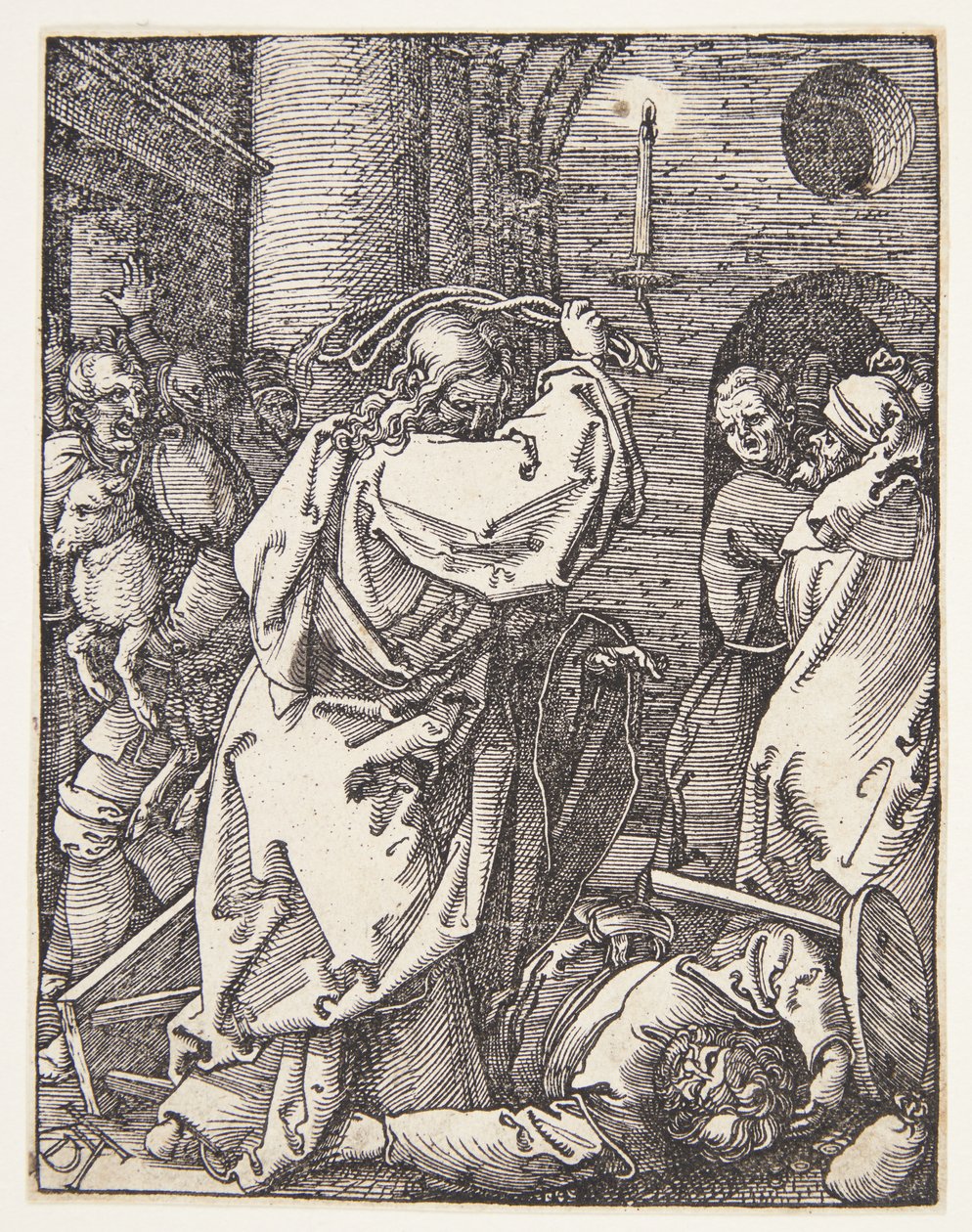 Christ Expelling the Moneylenders from the Temple by Albrecht Dürer