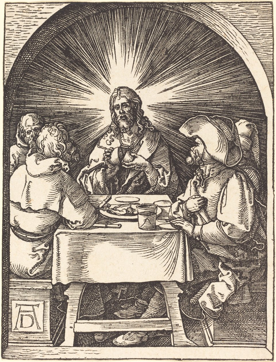 Christ in Emmaus by Albrecht Dürer
