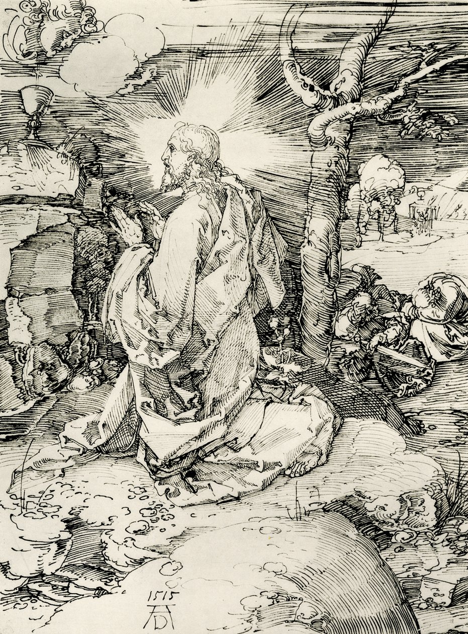 Christ on the Mount of Olives by Albrecht Dürer