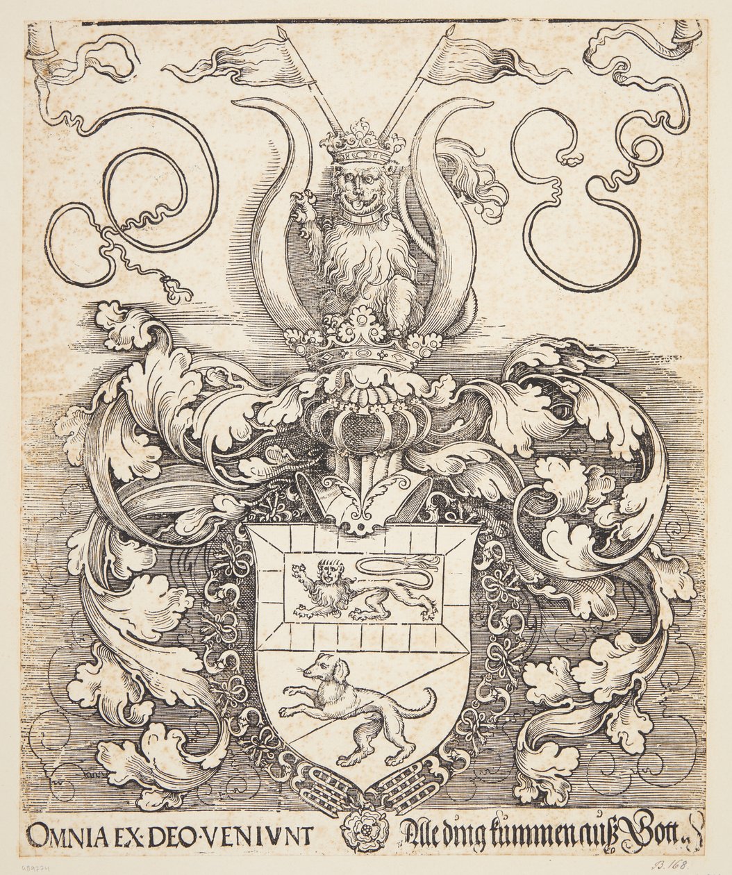 Coat-of-Arms of Lorenz Staiber by Albrecht Dürer