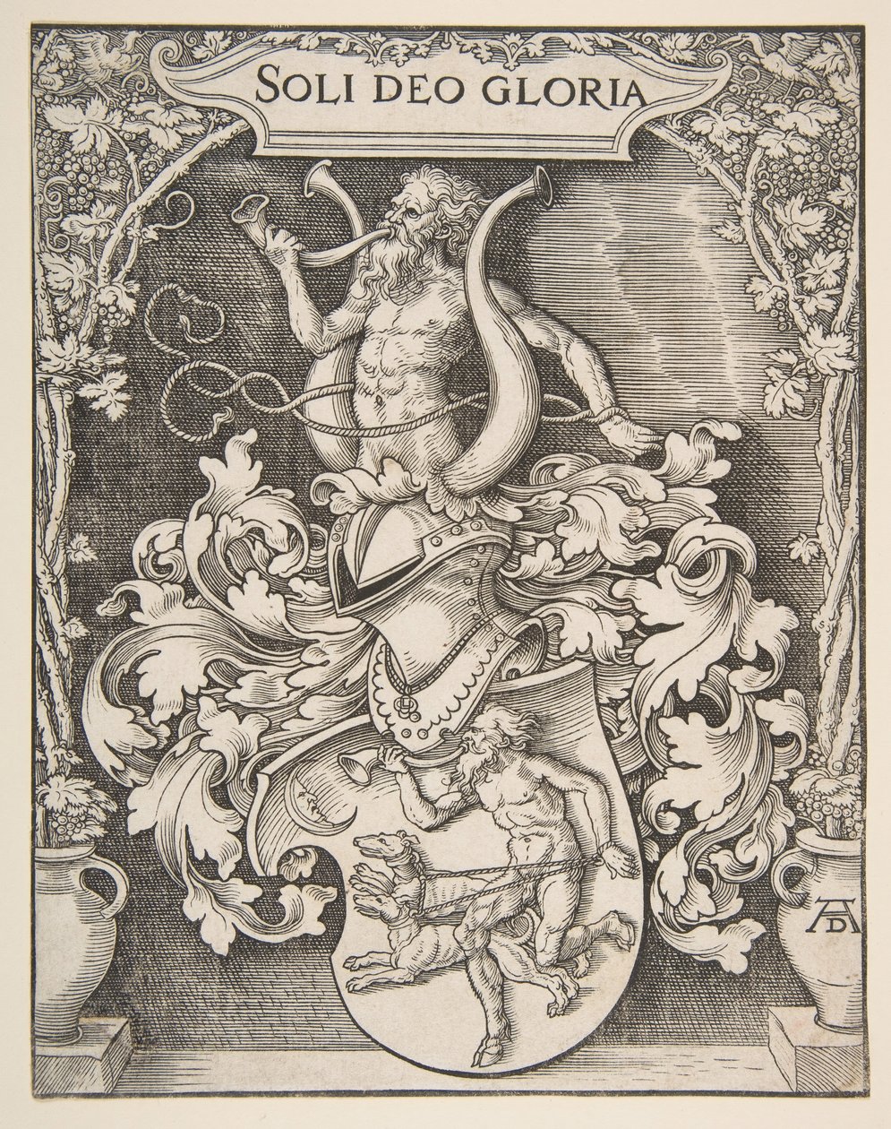 Coat of Arms of Johann Tscherte by Albrecht Dürer