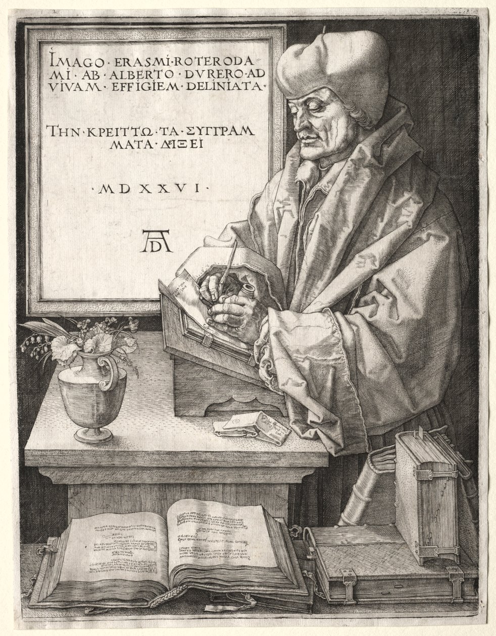 Desiderius Erasmus of Rotterdam by Albrecht Dürer
