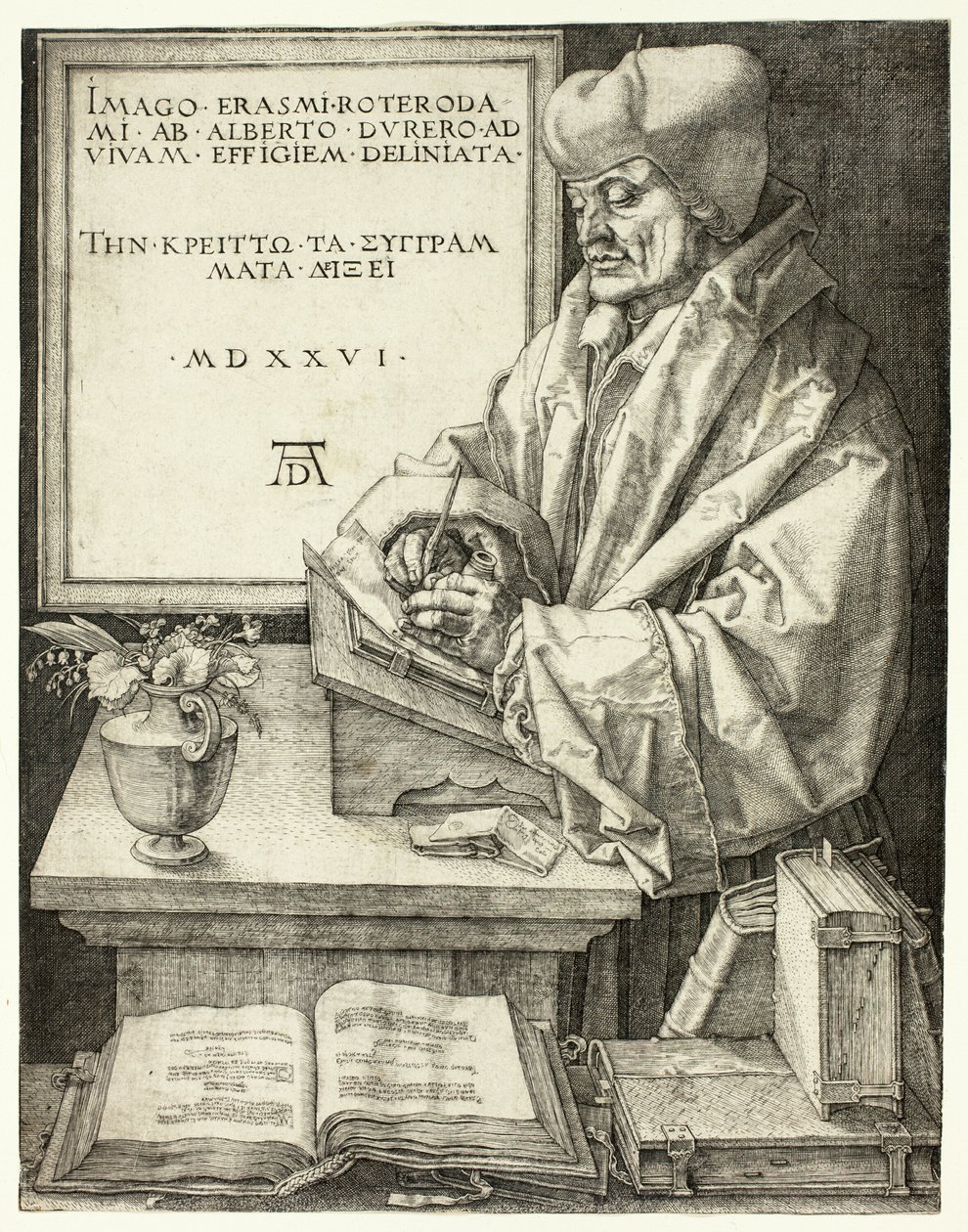 Erasmus of Rotterdam by Albrecht Dürer
