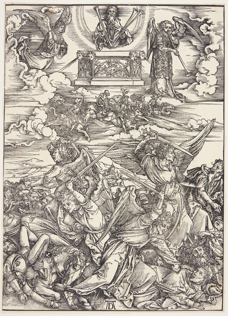 Four Avenging Angels of Euphrates by Albrecht Dürer