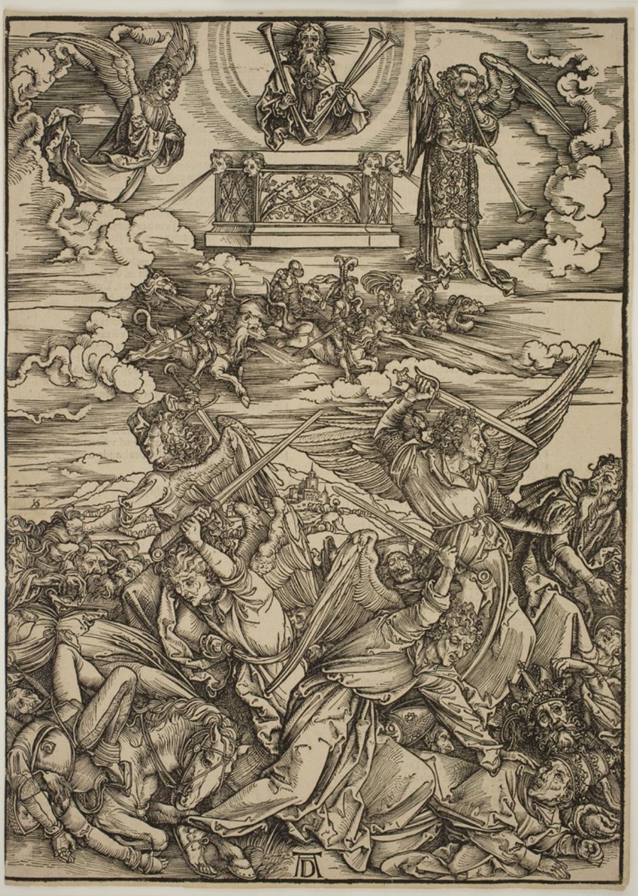 Four Avenging Angels of Euphrates by Albrecht Dürer