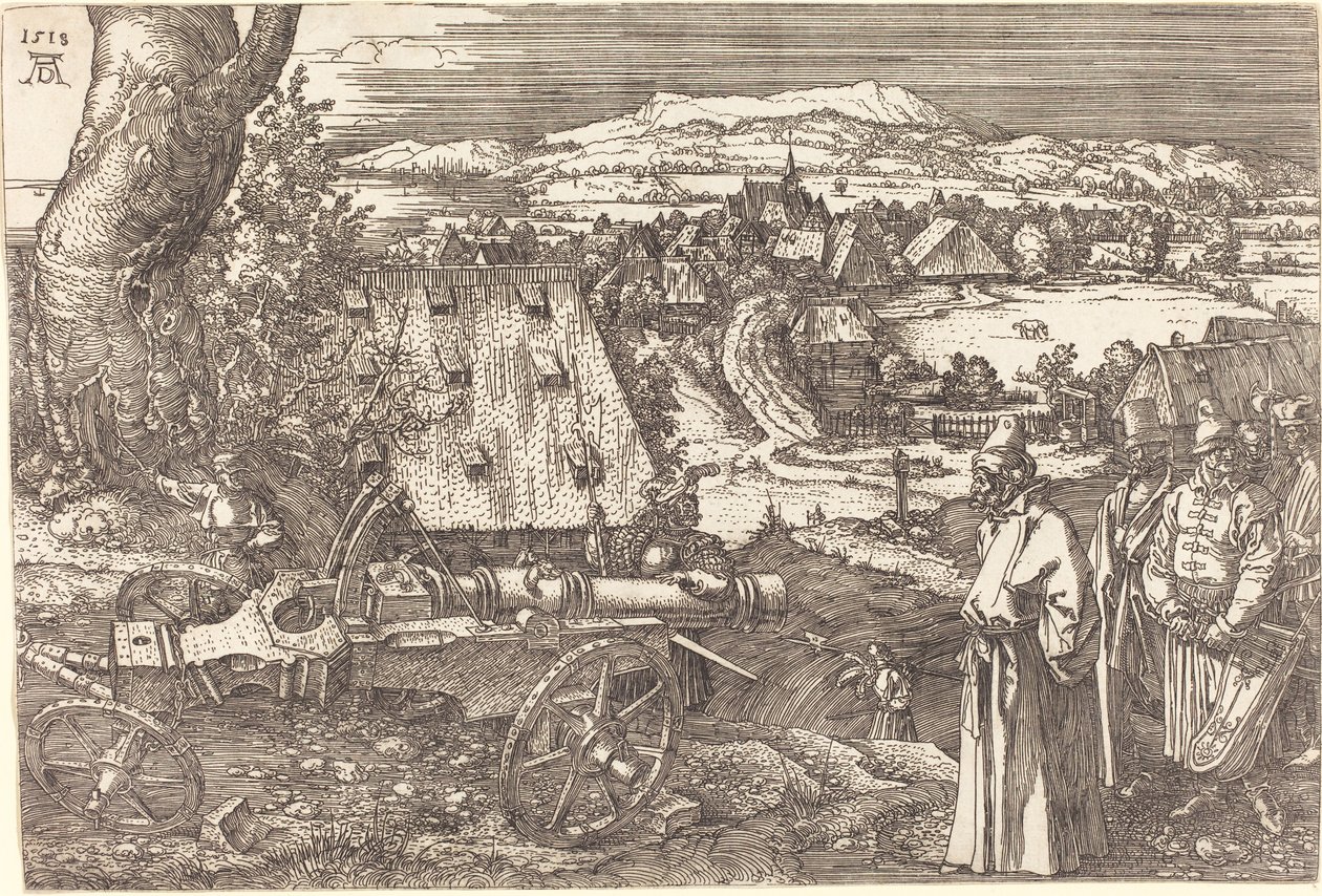 Landscape with a Cannon, 1518 by Albrecht Dürer