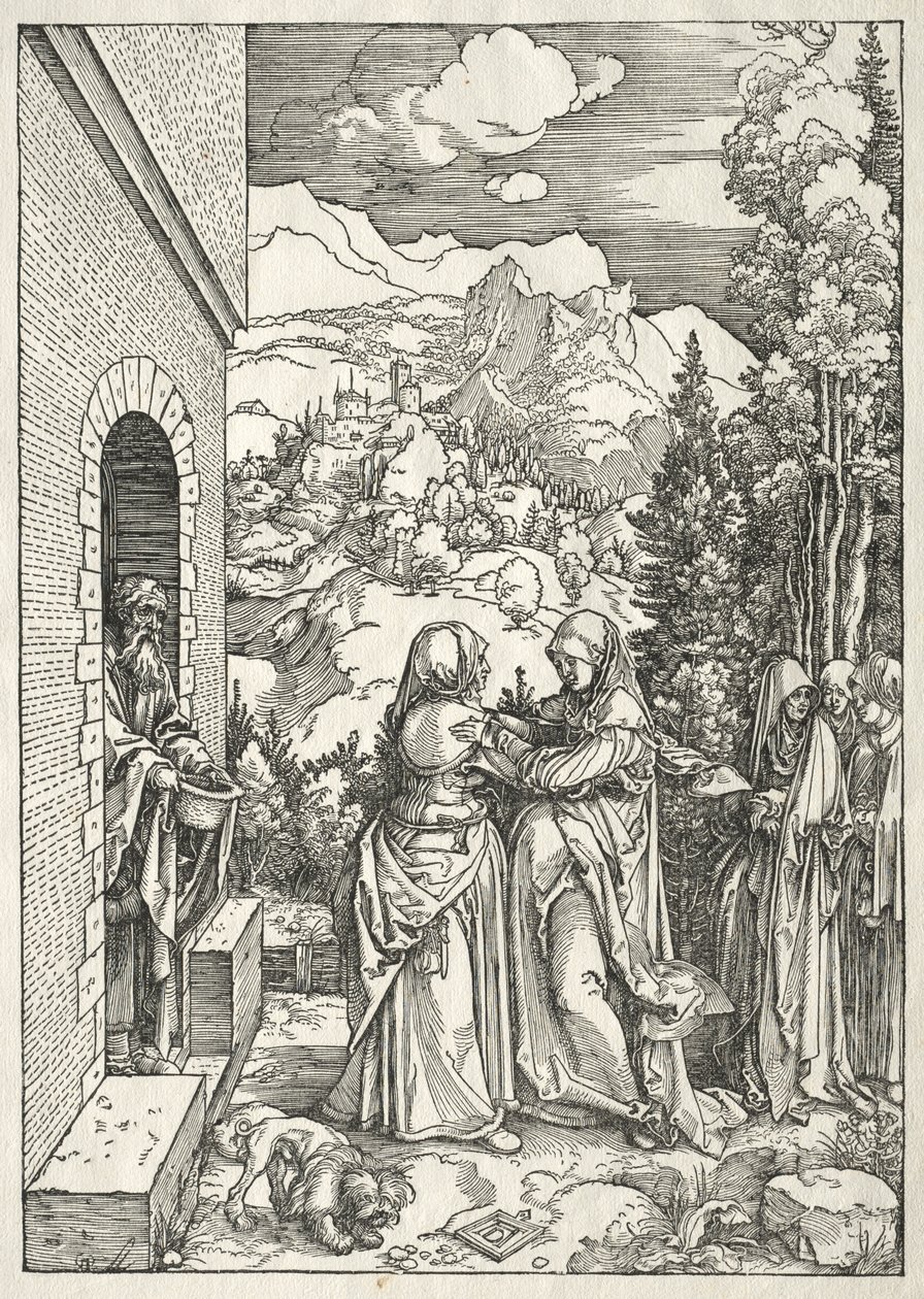 Life of the Virgin: The Visitation by Albrecht Dürer