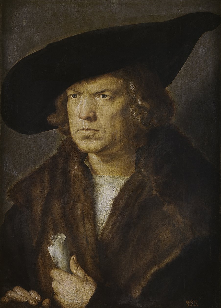 Portrait Of An Unknown Man by Albrecht Dürer